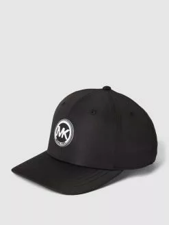 Michael Kors Cap Mit Label-Applikation Modell 'CHARM LOGO HAT' - Schwarz