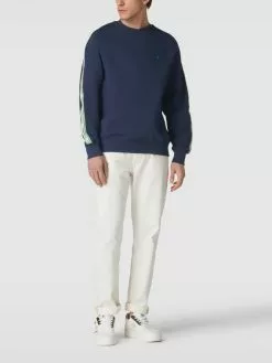 Armedangels Sweatshirt Mit Rundhalsausschnitt Modell 'PAANU' - Dunkelblau