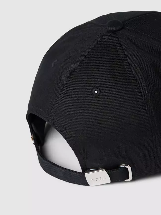 BOSS Basecap Mit Label-Print Modell 'Sevile' - Schwarz 5 BOSS Basecap Mit Label-Print Modell 'Sevile' - Schwarz – Bild 3