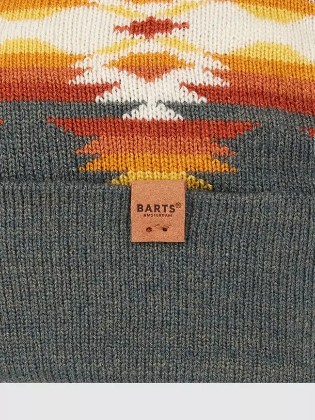 Barts Mütze Mit Allover-Muster Modell 'Gambell' - Olivgrün 4 Barts Mütze Mit Allover-Muster Modell 'Gambell' - Olivgrün – Bild 2