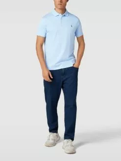 Polo Ralph Lauren Poloshirt Mit Label-Stitching - Hellblau