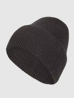 Esprit Mütze Mit Woll-Anteil - Dunkelgrau