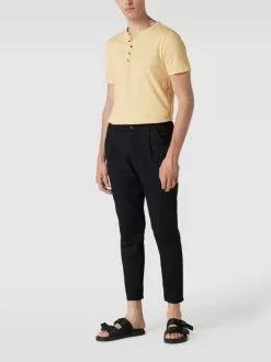 MCNEAL T-Shirt Mit Knopfleiste - Dunkelgelb