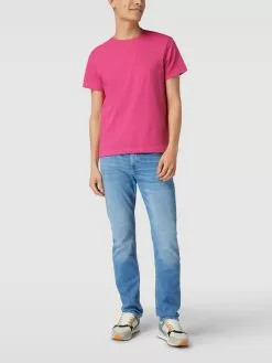 Gant T-Shirt Mit Label-Stitching - Pink