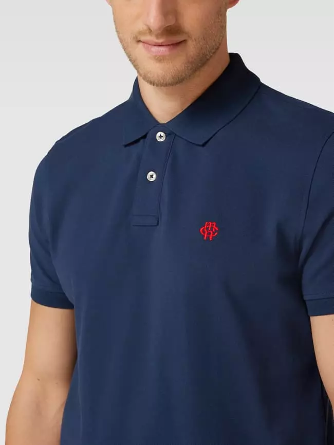 MCNEAL Poloshirt Mit Logo-Stitching - Marineblau 5 MCNEAL Poloshirt Mit Logo-Stitching - Marineblau – Bild 3