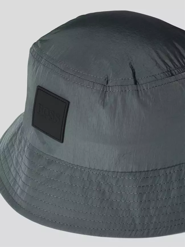 BOSS Bucket Hat Mit Logo-Patch - Olivgrün 4 BOSS Bucket Hat Mit Logo-Patch - Olivgrün – Bild 2
