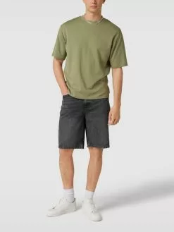 REVIEW Oversized T-Shirt Mit Rundhalsausschnitt - Schilf