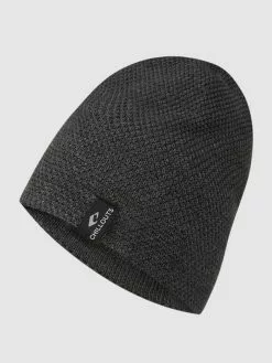 Chillouts Beanie Aus Baumwolle Modell 'Osaka' - Dunkelgrau