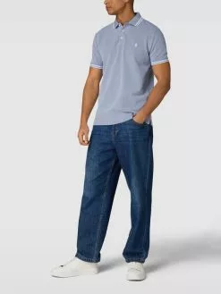 Polo Ralph Lauren Custom Slim Fit Poloshirt Mit Label-Stitching - Royalblau