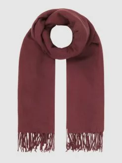 Jack & Jones Schal Mit Fransen - Bordeaux Rot