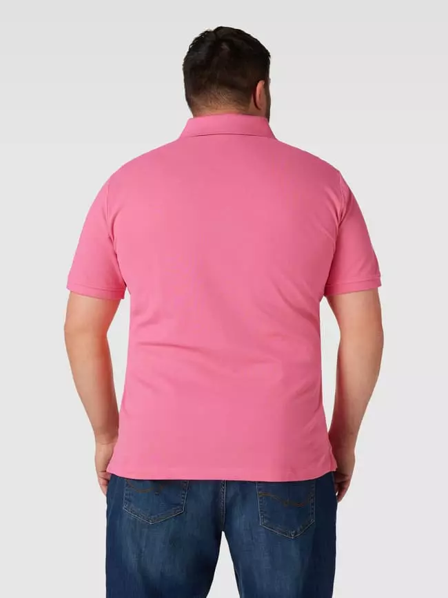 S.Oliver Plus PLUS SIZE Poloshirt Mit Label-Stitching - Pink 7 S.Oliver Plus PLUS SIZE Poloshirt Mit Label-Stitching - Pink – Bild 5