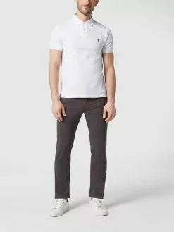 Polo Ralph Lauren Slim Fit Polo Shirt Mit Logo - Weiß