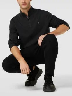 Polo Ralph Lauren Sweatshirt Mit Label-Stitching - Schwarz