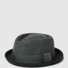 Chillouts Fedora Mit Hutband Modell 'NEAL HAT' - Mittelgrau Meliert