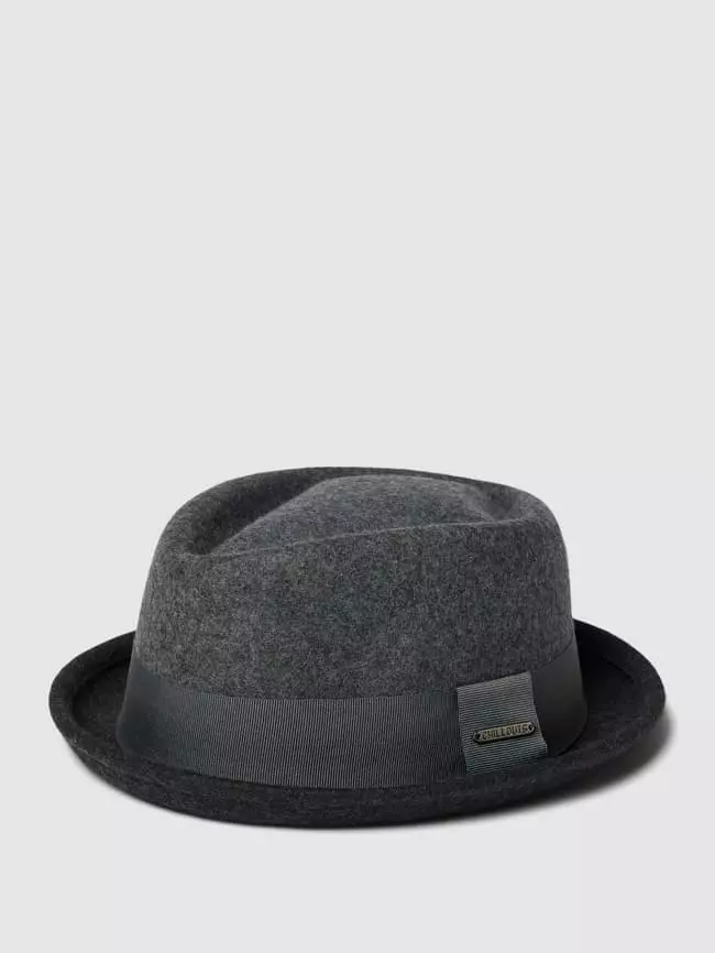 Chillouts Fedora Mit Hutband Modell 'NEAL HAT' - Mittelgrau Meliert 3 Chillouts Fedora Mit Hutband Modell 'NEAL HAT' - Mittelgrau Meliert