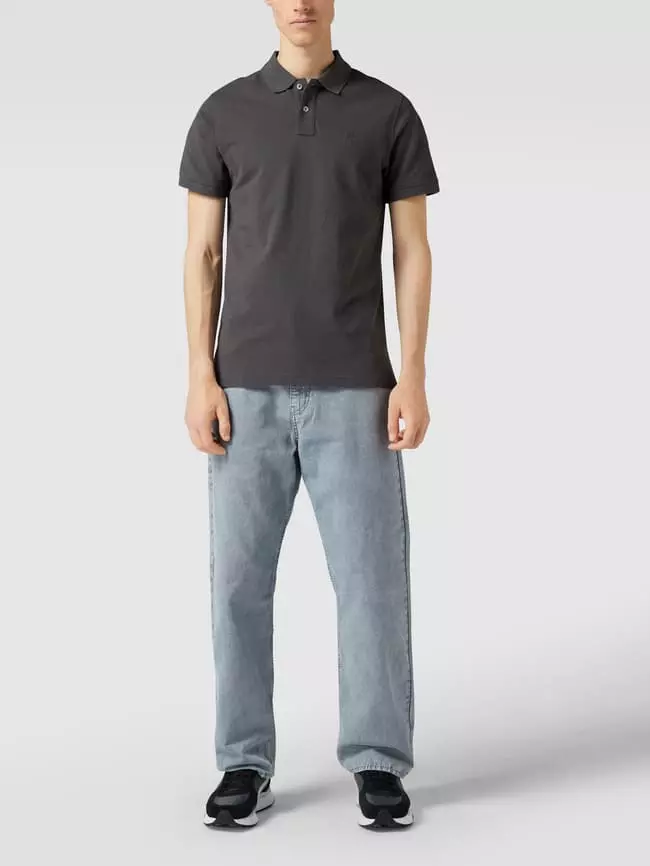 MCNEAL Poloshirt Mit Brand-Stitching - Dunkelgrau 3 MCNEAL Poloshirt Mit Brand-Stitching - Dunkelgrau