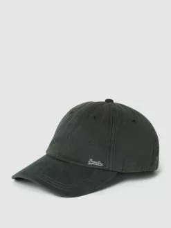 Superdry Cap Mit Label-Stitching - Schwarz