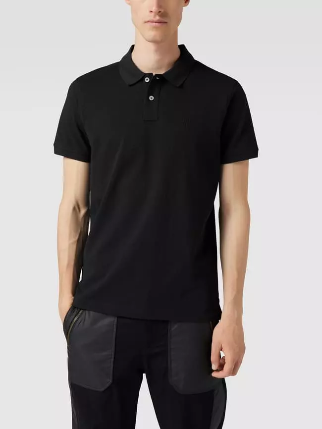 MCNEAL Poloshirt Mit Brand-Stitching - Schwarz 6 MCNEAL Poloshirt Mit Brand-Stitching - Schwarz – Bild 4