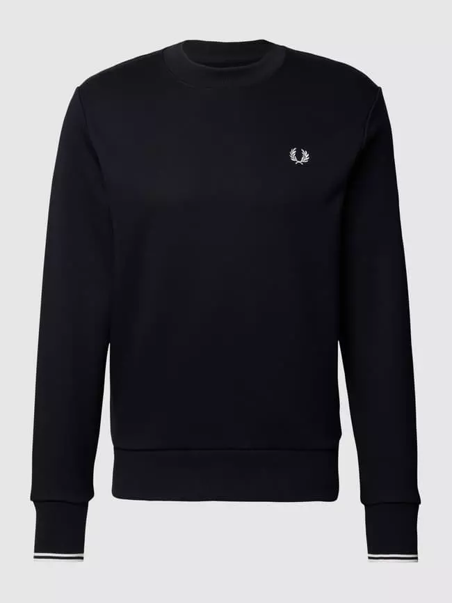 Fred Perry Sweatshirt Mit Logo-Stickerei - Dunkelblau 4 Fred Perry Sweatshirt Mit Logo-Stickerei - Dunkelblau – Bild 2