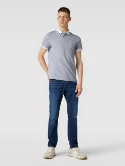 Tommy Hilfiger Poloshirt Mit Logo-Stitching Modell 'PRETWIST' - Marineblau