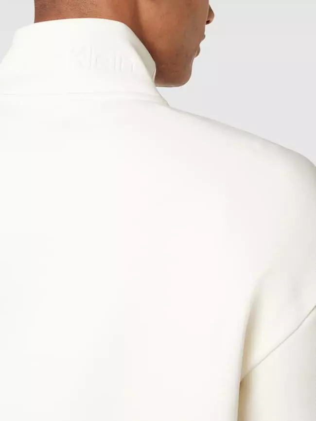 CK Calvin Klein Sweatshirt Mit Reißverschluss - Offwhite 5 CK Calvin Klein Sweatshirt Mit Reißverschluss - Offwhite – Bild 3