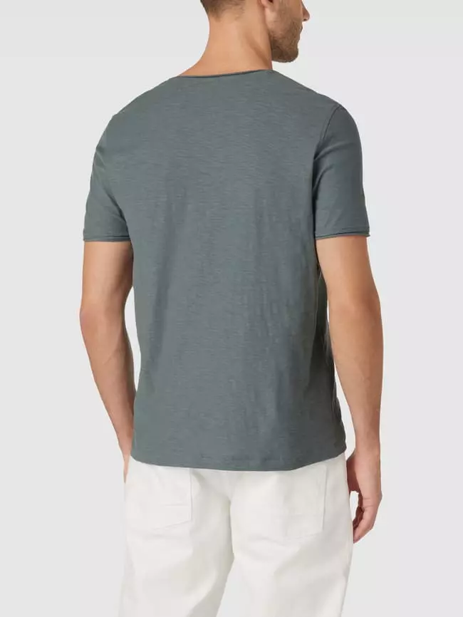 MCNEAL T-Shirt Mit Geripptem Rundhalsausschnitt - Schilf 7 MCNEAL T-Shirt Mit Geripptem Rundhalsausschnitt - Schilf – Bild 5