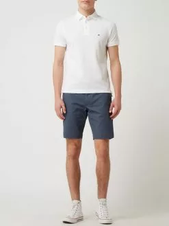 Tommy Hilfiger Slim Fit Poloshirt Mit Stretch-Anteil - Weiß