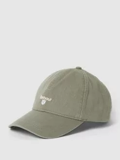 Barbour Basecap Mit Label-Stitching Modell 'CASCADE' - Mint
