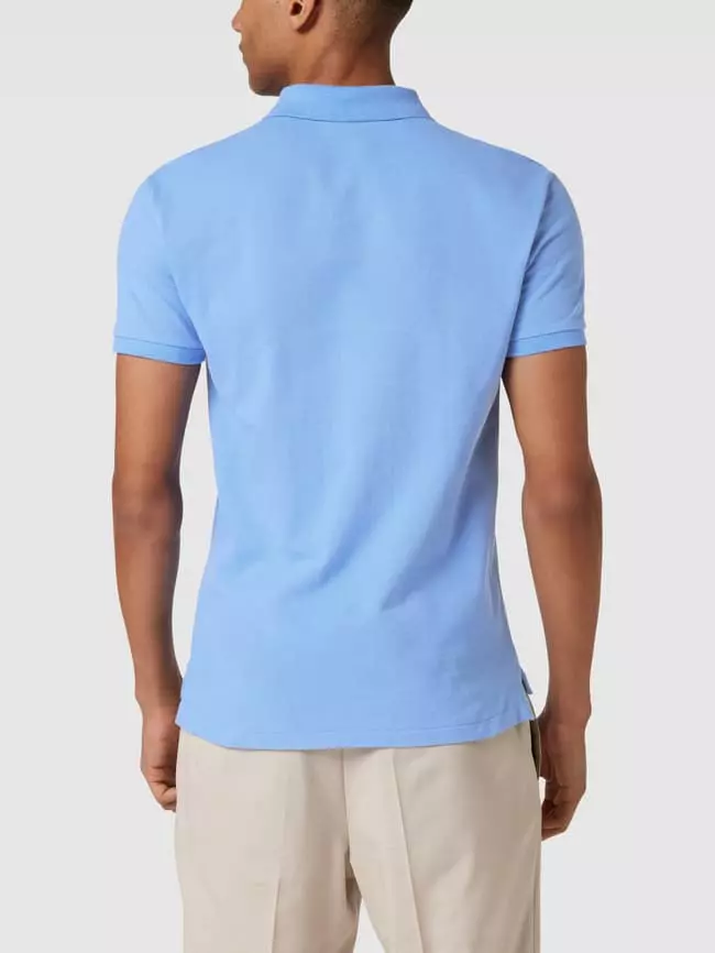 Polo Ralph Lauren Poloshirt Mit Label-Stitching - Hellblau 7 Polo Ralph Lauren Poloshirt Mit Label-Stitching - Hellblau – Bild 5