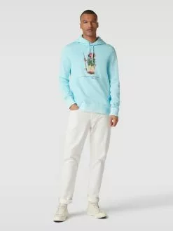 Polo Ralph Lauren Hoodie Mit Motiv-Print - Aqua Blau
