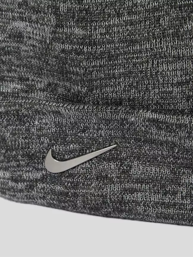 Nike Beanie Mit Logo-Applikation - Dunkelgrau Meliert 4 Nike Beanie Mit Logo-Applikation - Dunkelgrau Meliert – Bild 2