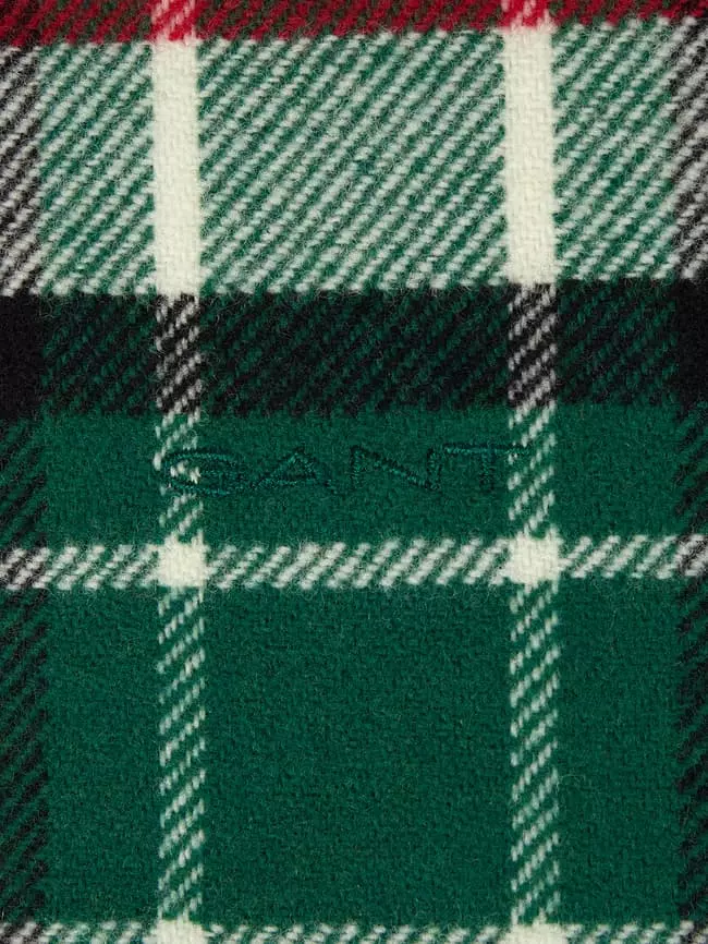 Gant Schal Aus Wolle - Dunkelgrün 5 Gant Schal Aus Wolle - Dunkelgrün – Bild 3