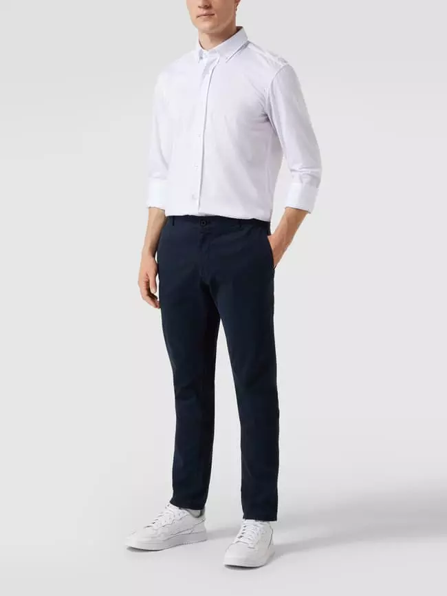 BOSS Regular Fit Business-Hemd Aus Baumwoll-Mix - Weiß 3 BOSS Regular Fit Business-Hemd Aus Baumwoll-Mix - Weiß