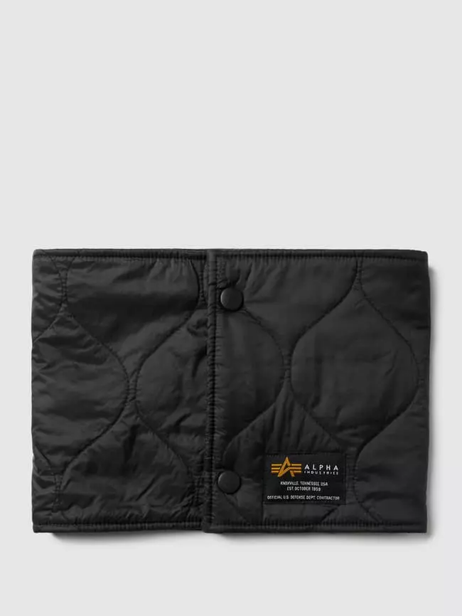 Alpha Industries Schal Mit Label-Patch - Schwarz 4 Alpha Industries Schal Mit Label-Patch - Schwarz – Bild 2