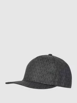 Michael Kors Cap Mit Logo-Muster - Schwarz