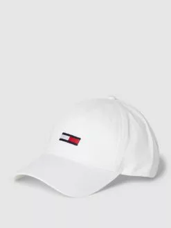Tommy Jeans Basecap Mit Label-Stitching - Weiß