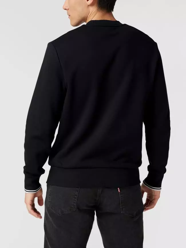 Fred Perry Sweatshirt Mit Logo-Stickerei - Schwarz 7 Fred Perry Sweatshirt Mit Logo-Stickerei - Schwarz – Bild 5