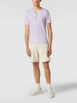 MCNEAL T-Shirt Mit Knopfleiste - Lila