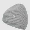 Jack & Jones Beanie Aus Bio-Baumwolle Modell 'Brink' - Mittelgrau Meliert