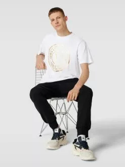 Versace Jeans Couture T-Shirt Mit Label-Print - Weiß