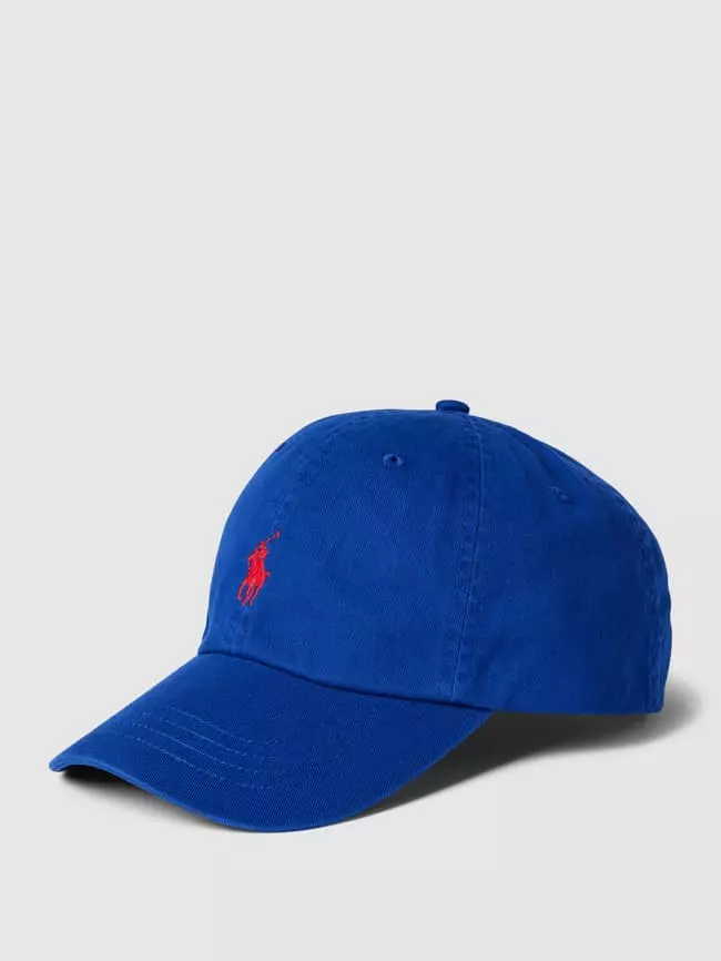 Polo Ralph Lauren Basecap Mit Logo-Stitching - Royalblau 3 Polo Ralph Lauren Basecap Mit Logo-Stitching - Royalblau
