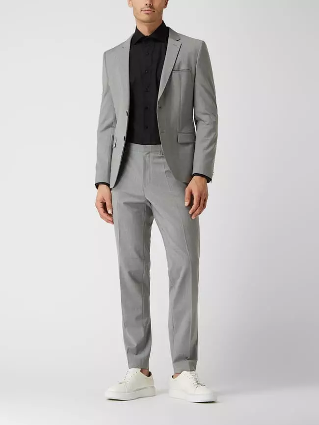 Eterna Comfort Fit Business-Hemd Aus Baumwolle - Schwarz 3 Eterna Comfort Fit Business-Hemd Aus Baumwolle - Schwarz