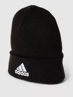 Adidas Originals Beanie Mit Label-Stitching - Schwarz