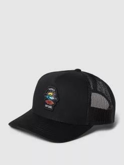 Rip Curl Trucker Cap Mit Label-Patch Modell 'ICONS' - Schwarz