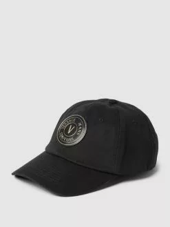 Versace Jeans Couture Cap Mit Label-Applikation - Schwarz