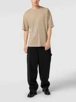 REVIEW T-Shirt Mit Unifarbenem Design - Schlamm