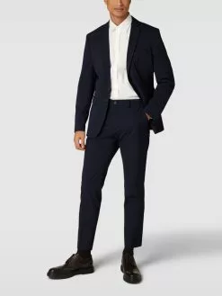 OLYMP No. Six Slim Fit Business-Hemd In Überlänge - Weiß