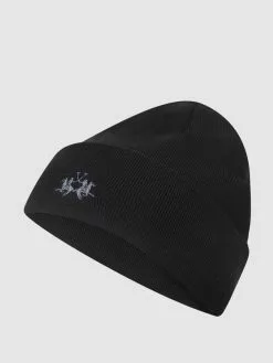 La Martina Beanie Mit Logo - Schwarz