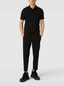 Lacoste Classic Fit Poloshirt Mit Label-Detail - Schwarz