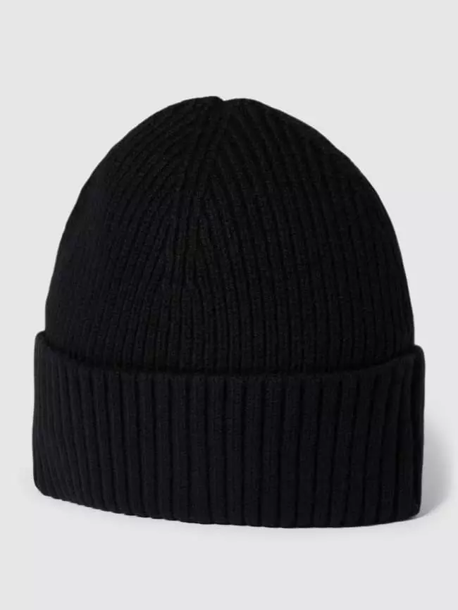 MCNEAL Beanie In Ripp-Optik - Schwarz 3 MCNEAL Beanie In Ripp-Optik - Schwarz
